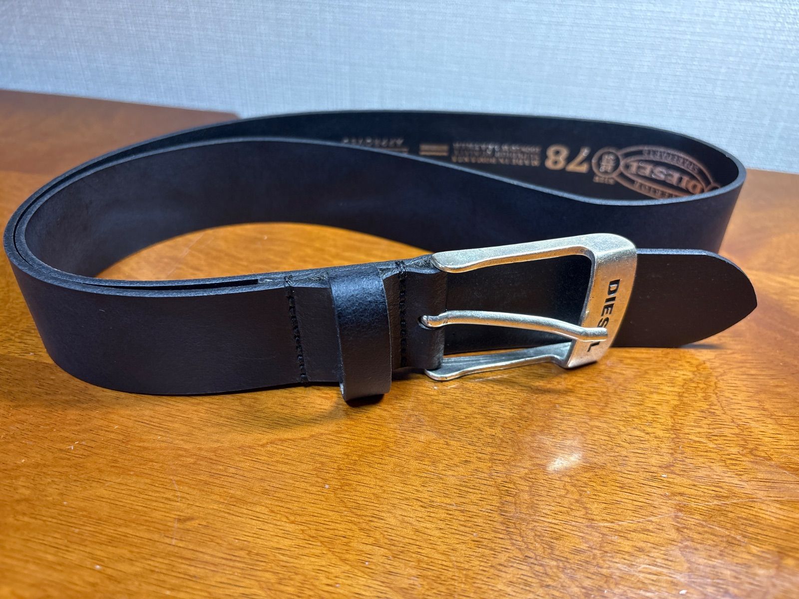メンズレザー 黒 ディーゼル ベルト メンズ DIESEL ディーゼル メンズ