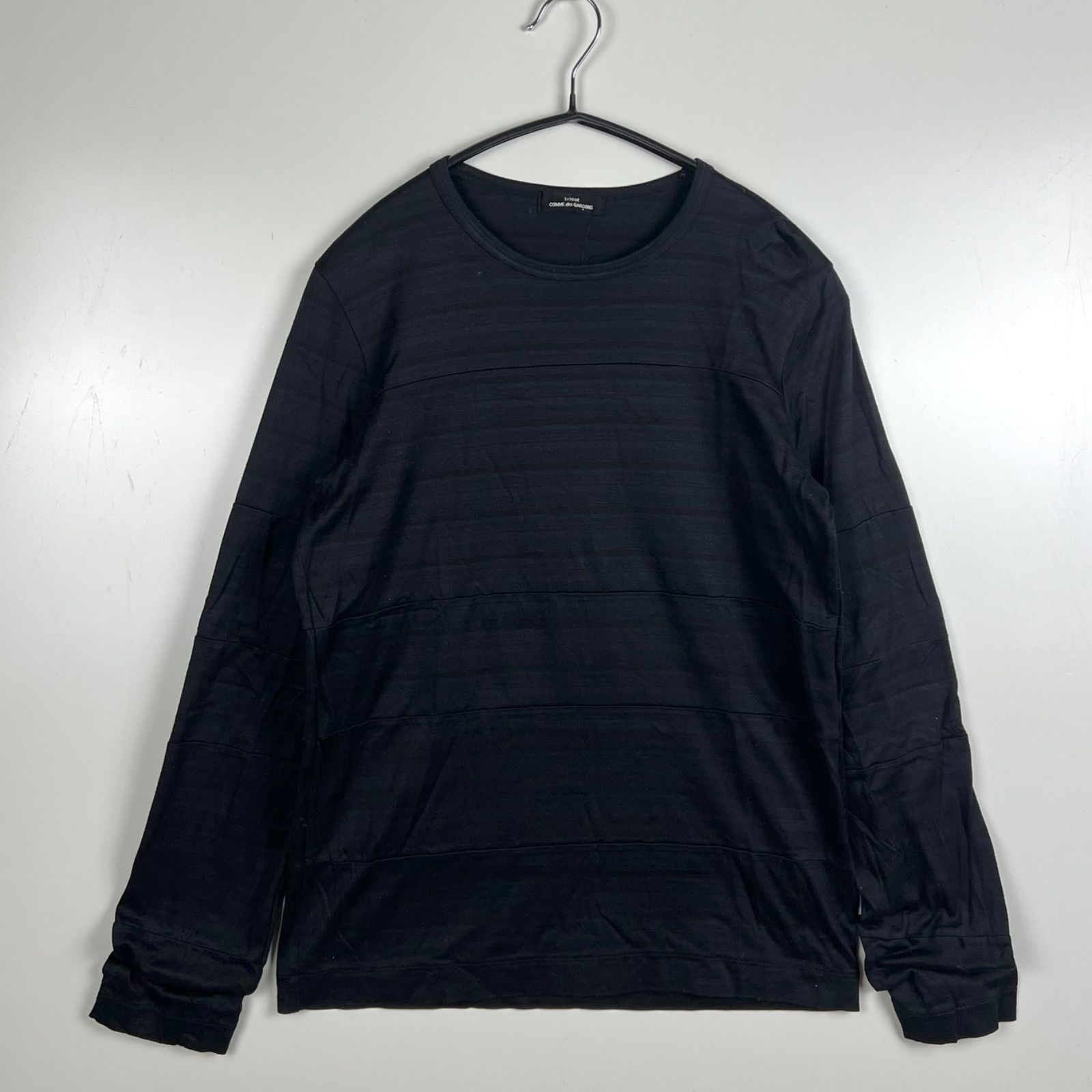tricot COMME des GARCONS CDG AD2003 y2k archive panel L/S Tee TM 