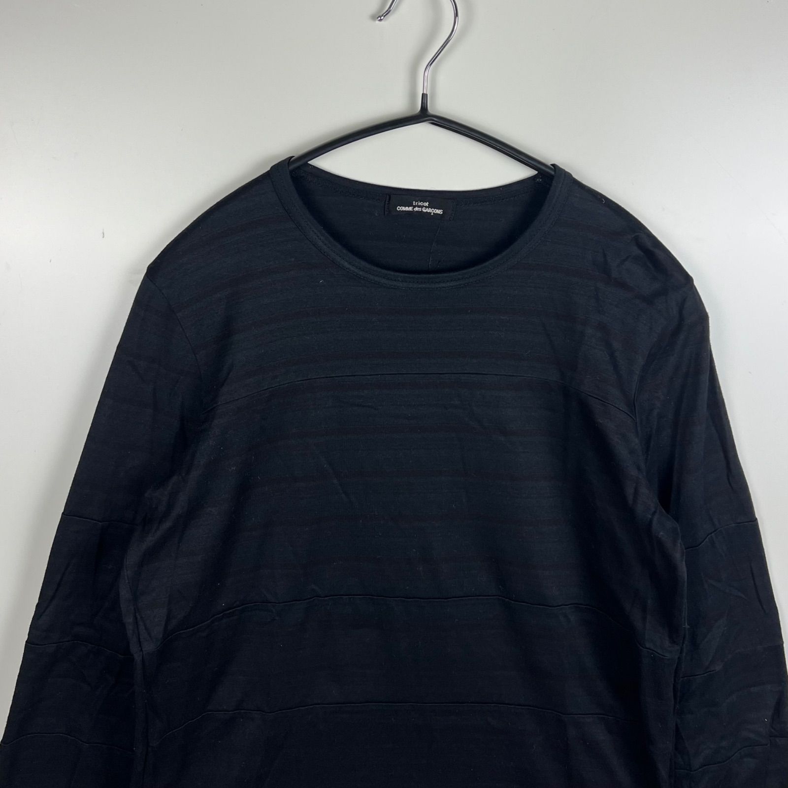 tricot COMME des GARCONS CDG AD2003 y2k archive panel L/S Tee TM 