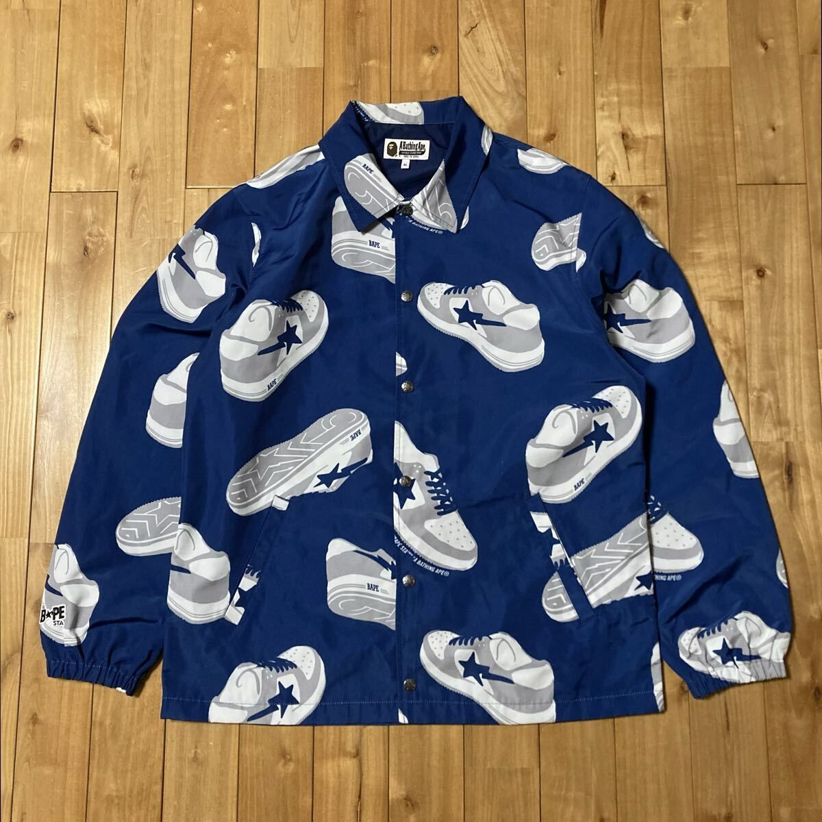 ☆XL☆ RANDOM BAPE STA Coach Jacket a bathing ape star BAPESTA
