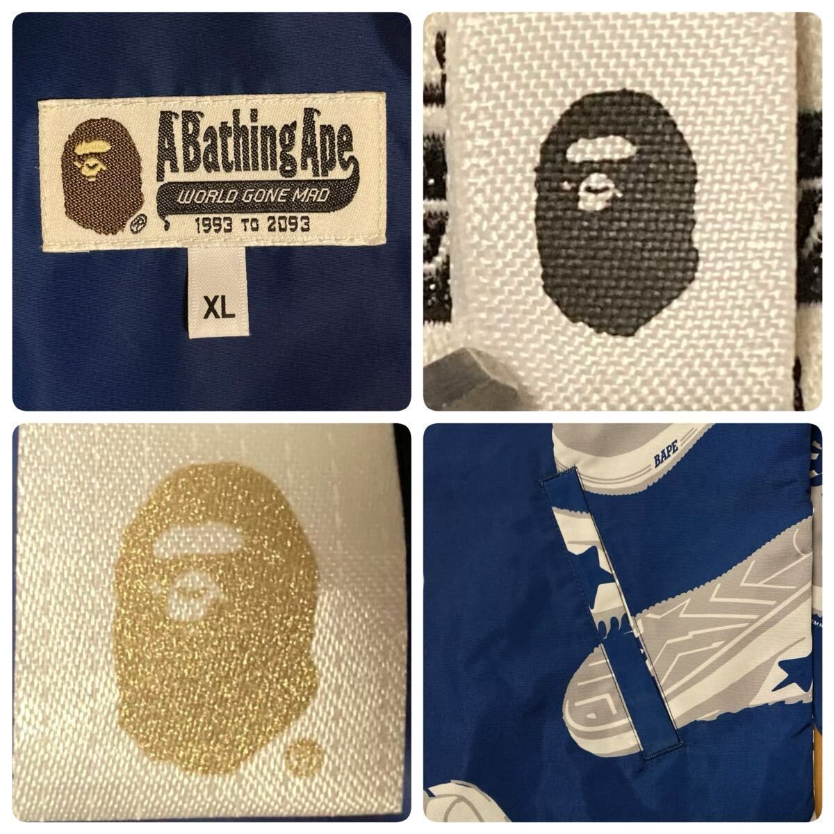 ☆XL☆ RANDOM BAPE STA Coach Jacket a bathing ape star BAPESTA 