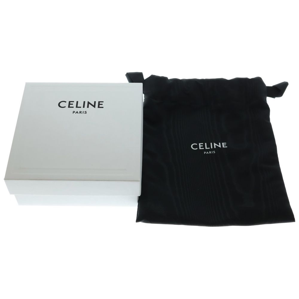 CELINE (セリーヌ) トリオンフ バックル レザー ナローベルト ゴールド