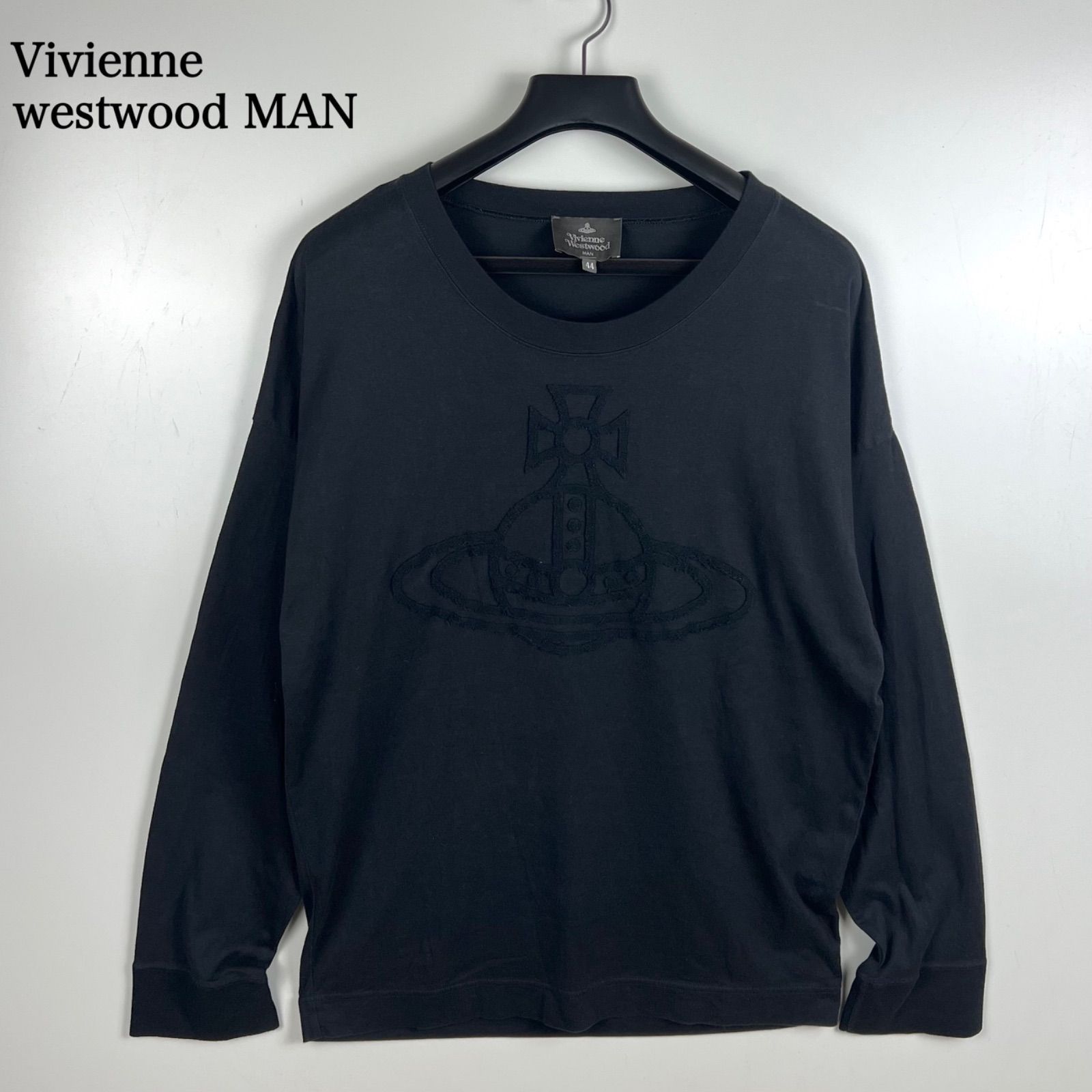 vivienne westwood Tシャツ　archive y2k Vivienne westwood MAN y2k archive orb logo L/S Tee 44 VW-LP-71964