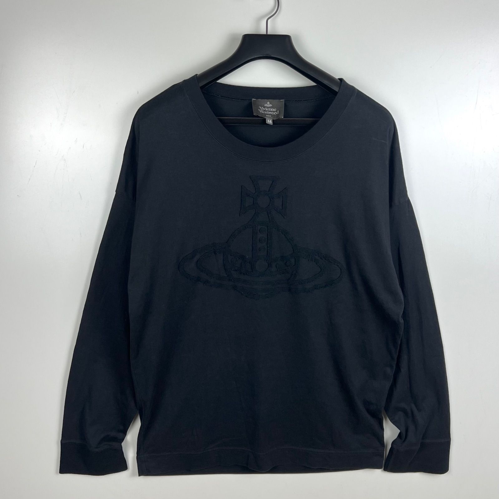 Vivienne westwood MAN y2k archive orb logo L/S Tee 44 VW-LP-71964