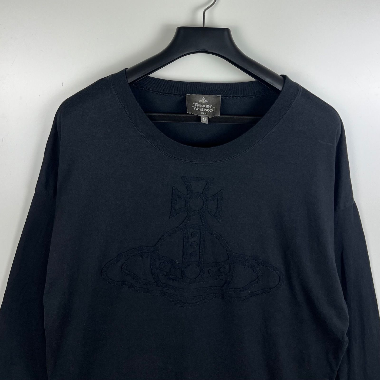 Vivienne westwood MAN y2k archive orb logo L/S Tee 44 VW-LP-71964 