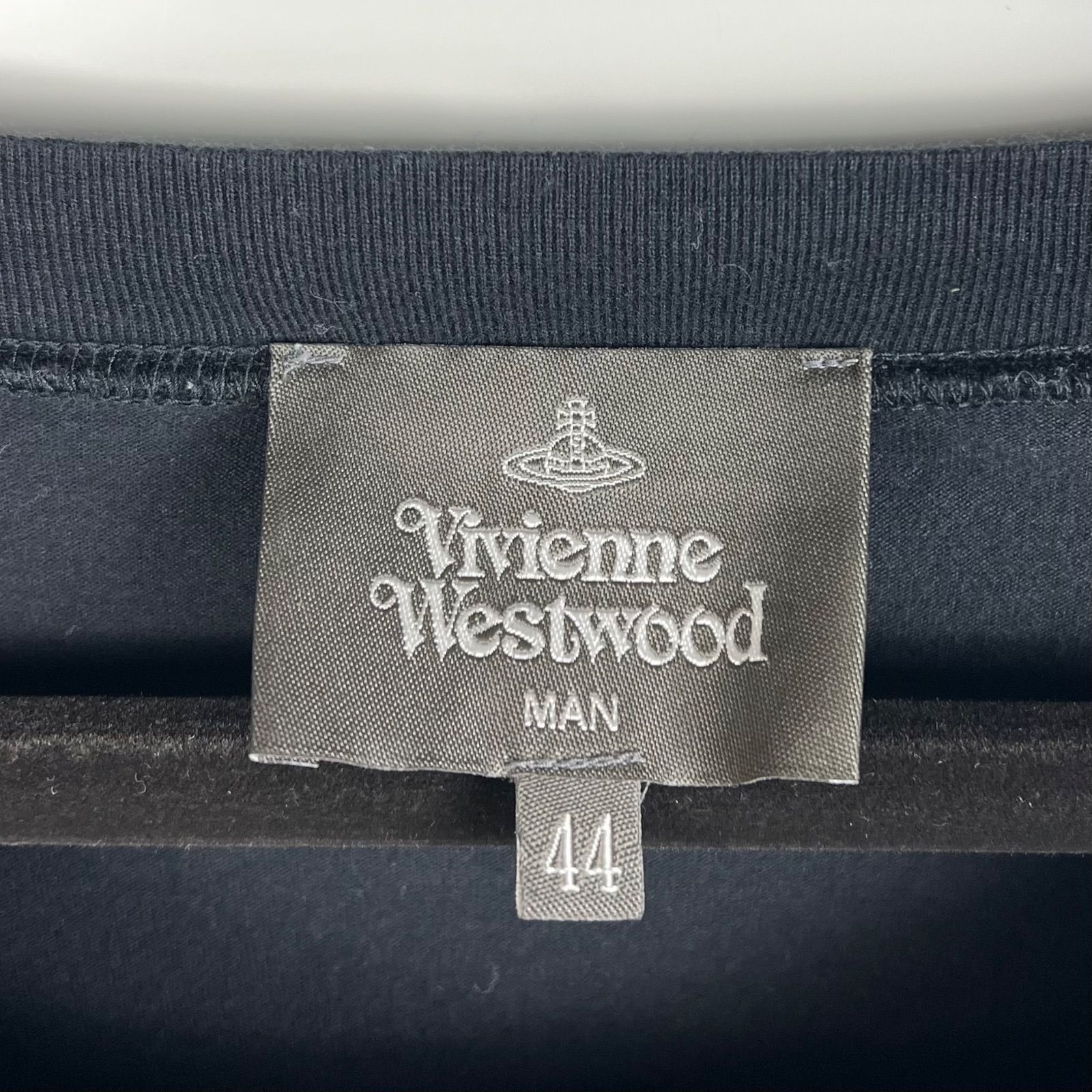 Vivienne westwood MAN y2k archive orb logo L/S Tee 44 VW-LP-71964