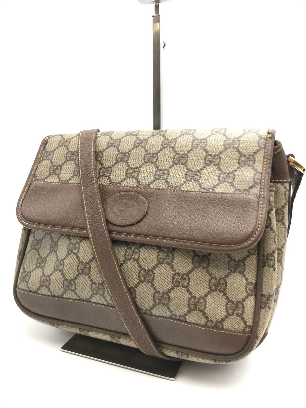 グッチ GUCCI GGスプリーム PVC ショルダーバッグ【中古】 中古・古着通販】GUCCI (グッチ) ショルダーバッグ GGスプリーム