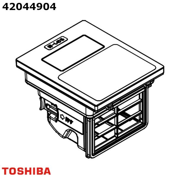 【新品】TOSHIBA 東芝 洗濯機 乾燥フィルター ホワイト 42044904