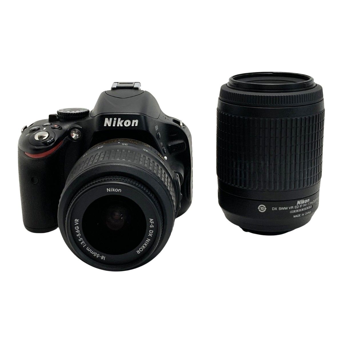 Nikon D5100 望遠レンズ、ケース、充電器付き