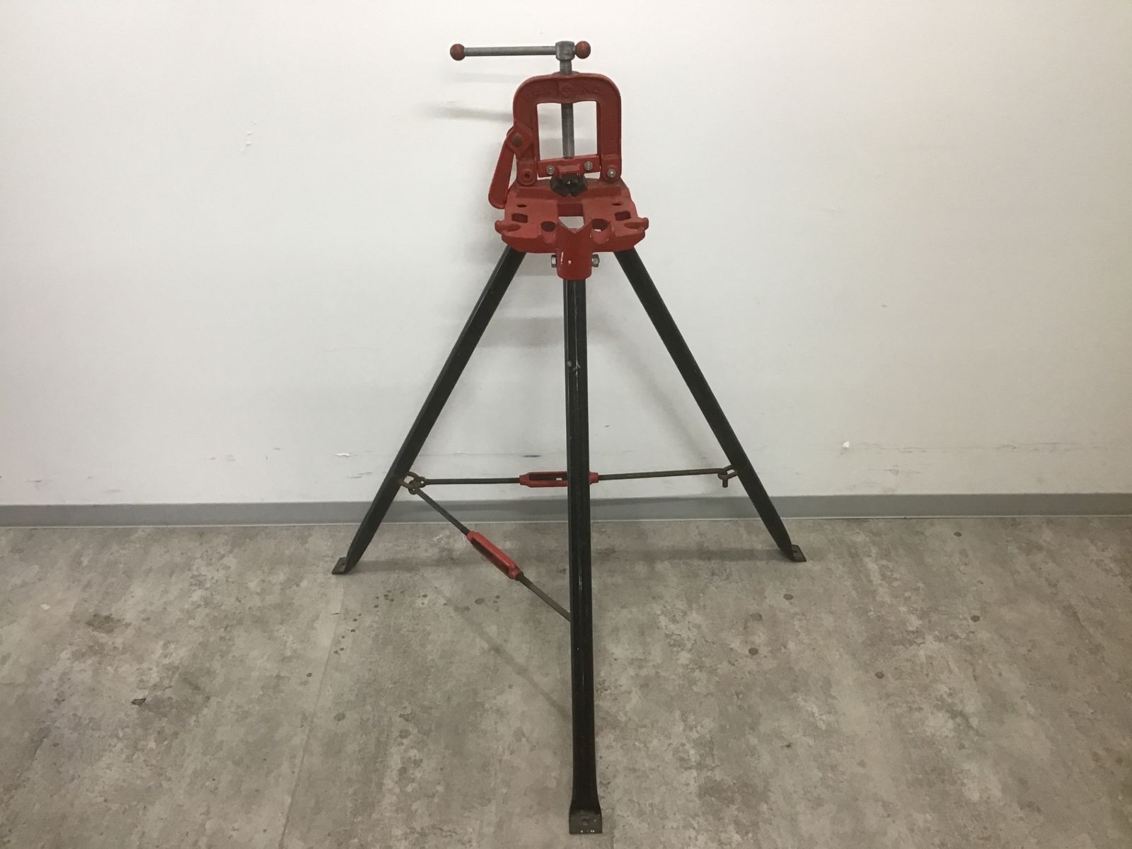 【中古B品】REX パイプバイス No.1　脚付き●アクトツール富山店●N福