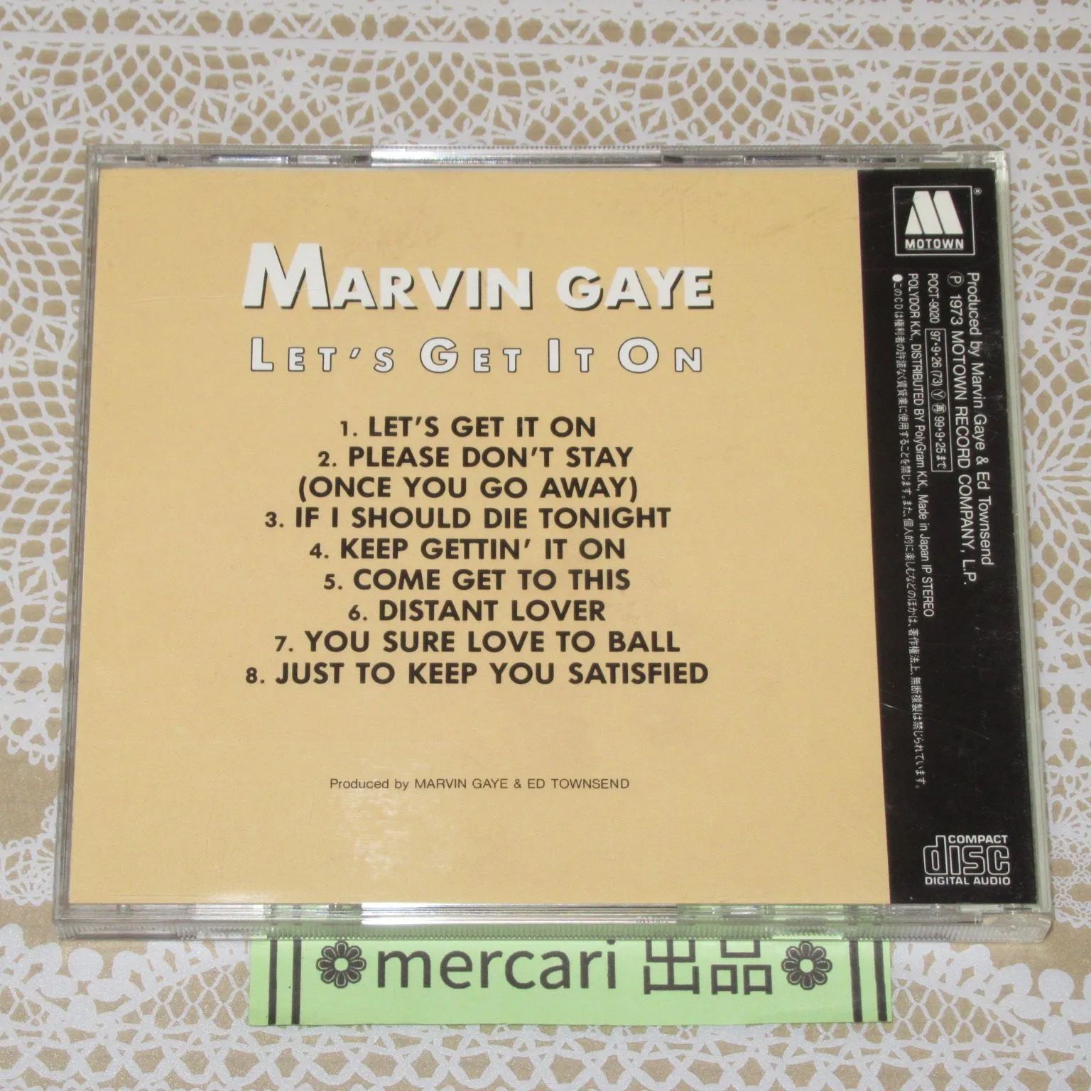 CD マーヴィン・ゲイ レッツ・ゲット・イット・オン 帯付 MARVIN GAYE 