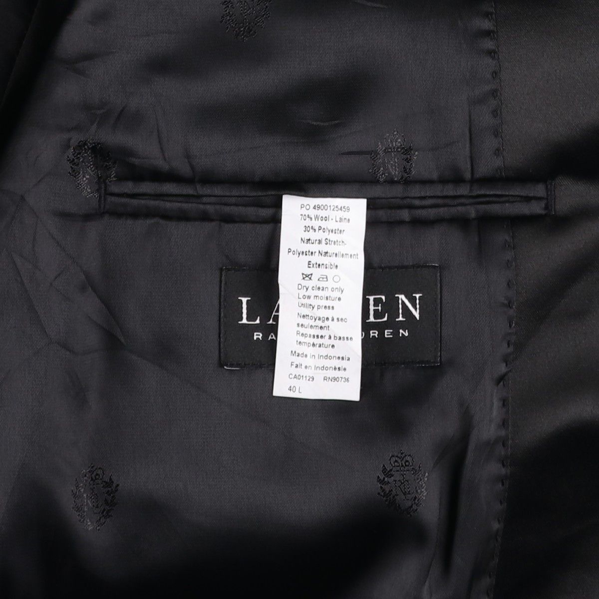 古着 ラルフローレン Ralph Lauren LAUREN ローレン ピークドラペル