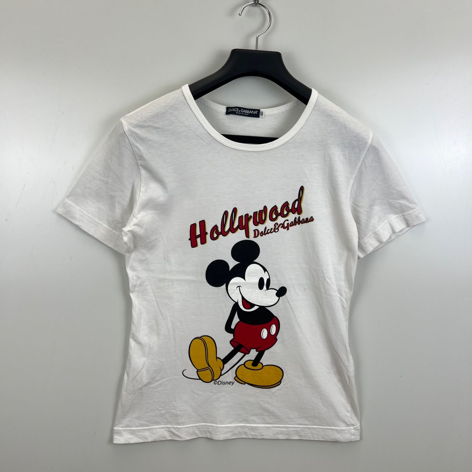 DOLCE & GABBANA 00s y2k archive DISNEY mickey Tee 46 M ドルチェ