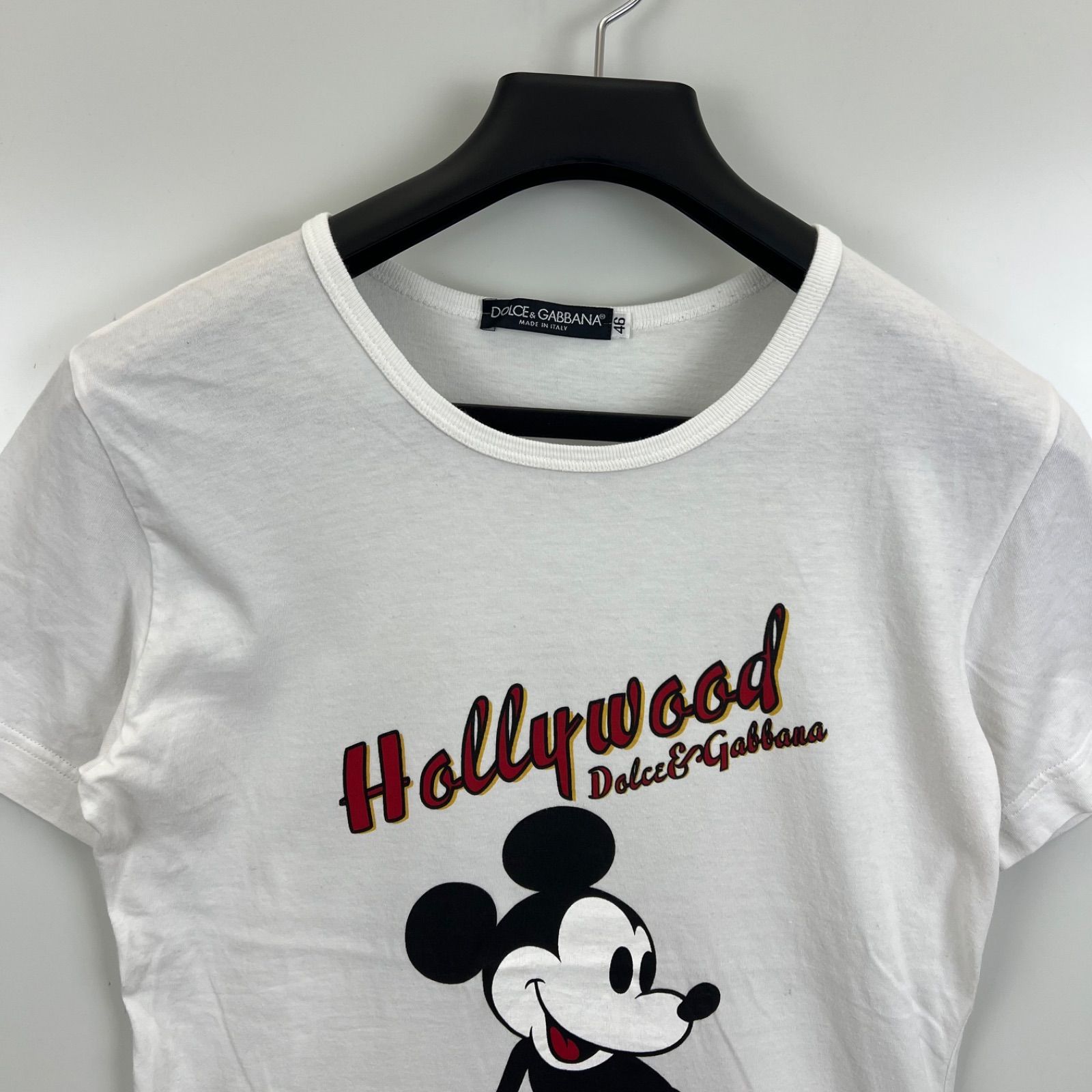 DOLCE & GABBANA 00s y2k archive DISNEY mickey Tee 46 M ドルチェ 