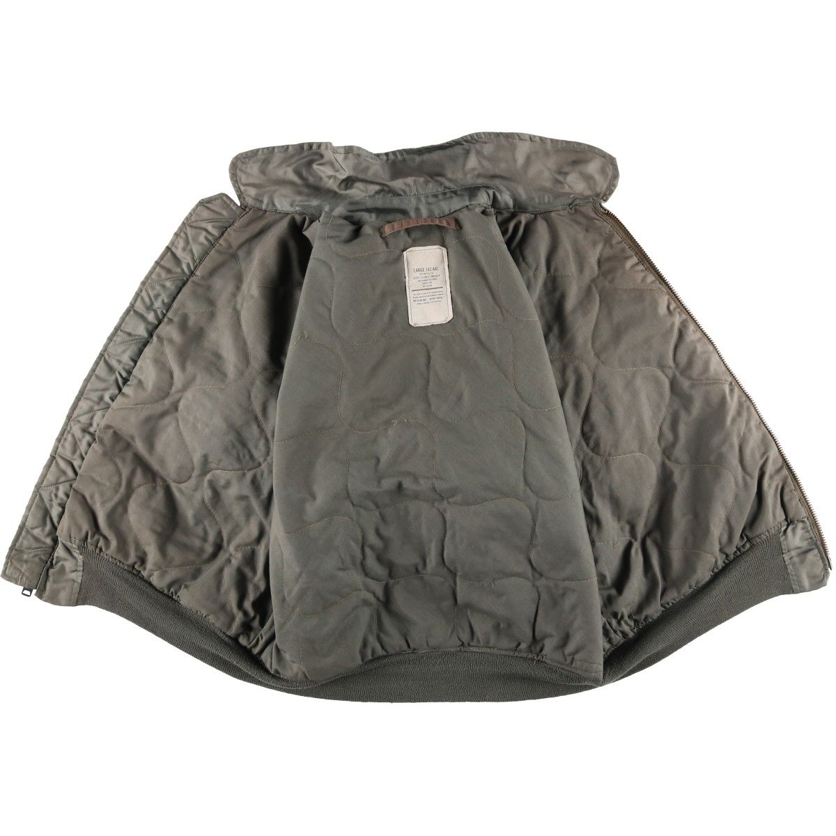 古着 米軍実品 CWU-45/P ミリタリー フライトジャケット LARGE(42-44