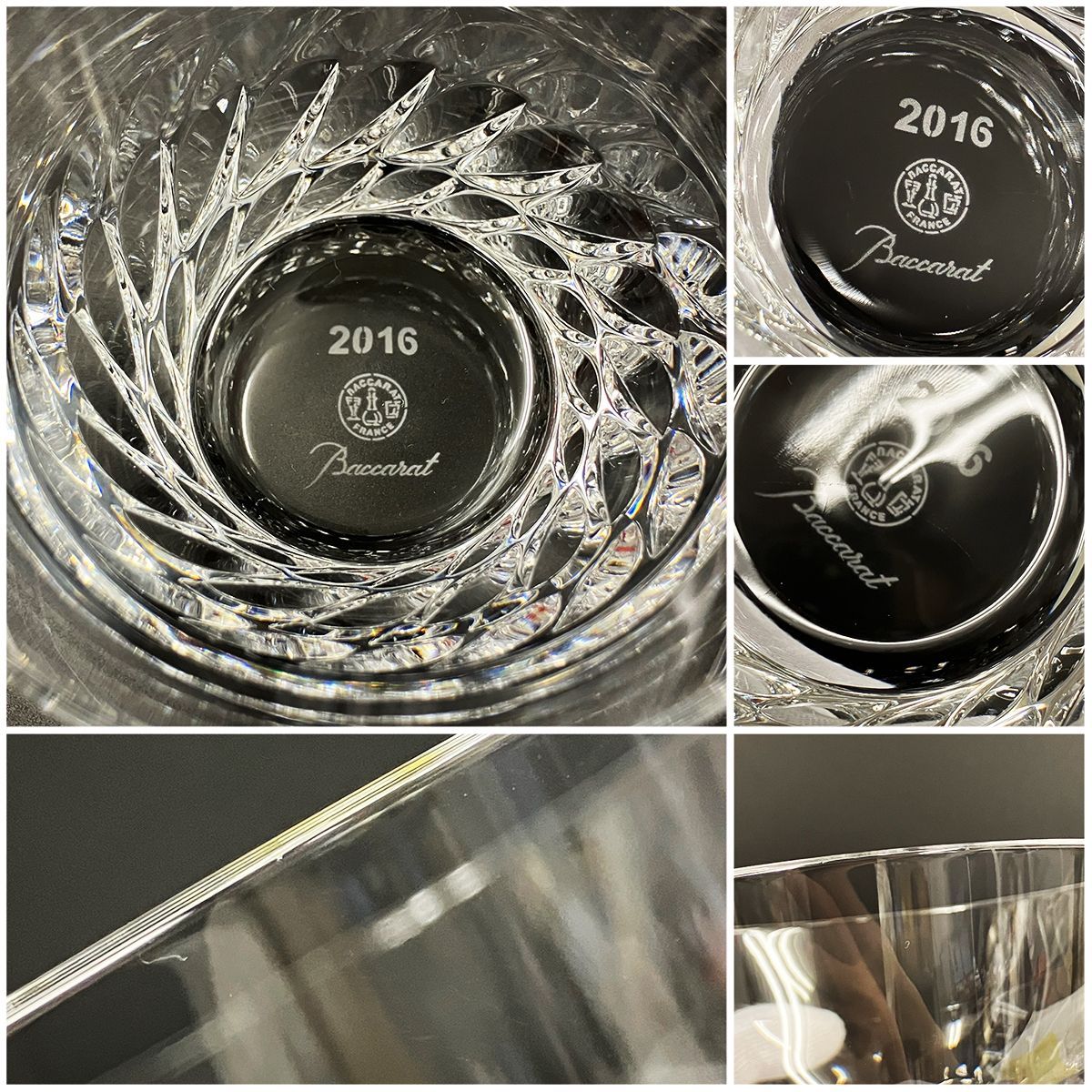 Baccarat バカラ 2016 ペア ロックグラス 2個セット - メルカリ