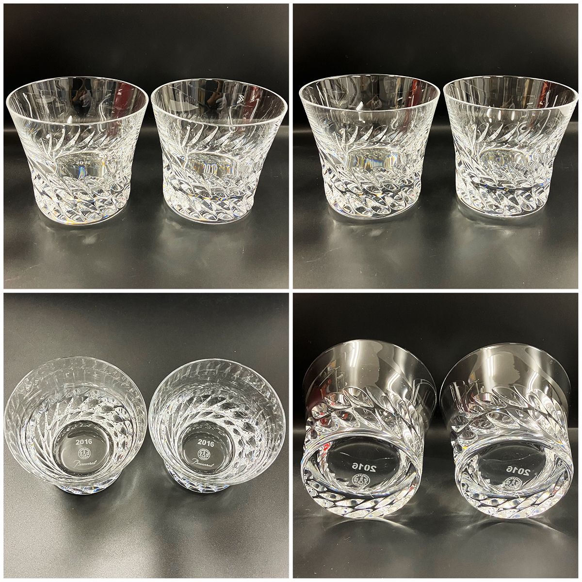 Baccarat バカラ 2016 ペア ロックグラス 2個セット - メルカリ