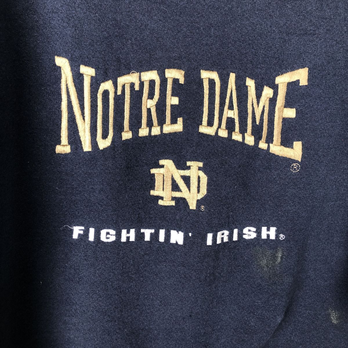 古着 90年代 NUTMEG NOTRE DAME ノートルダム大学 カレッジスウェット 