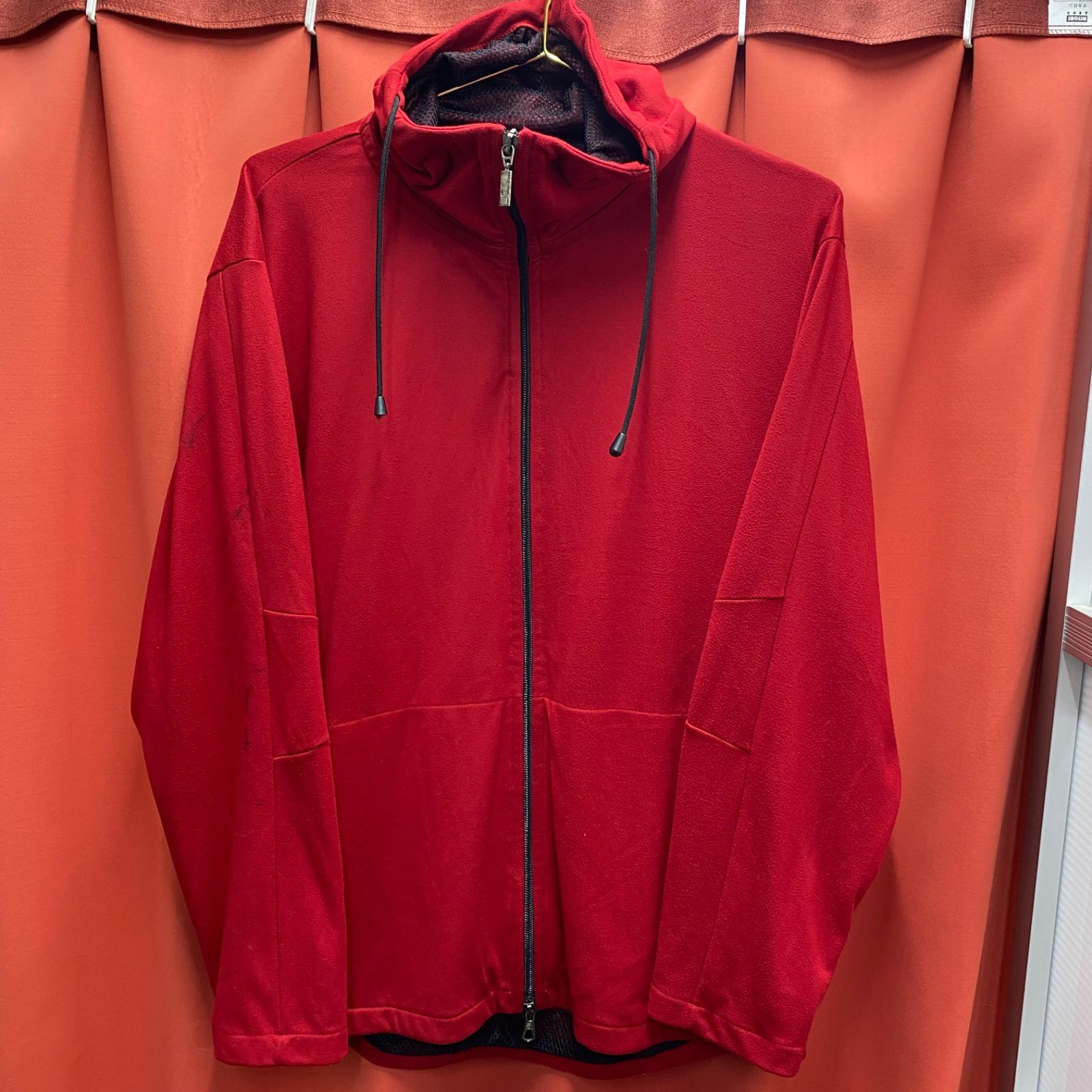 MONCLER モンクレール パーカー ジップアップ フーディ レッド 