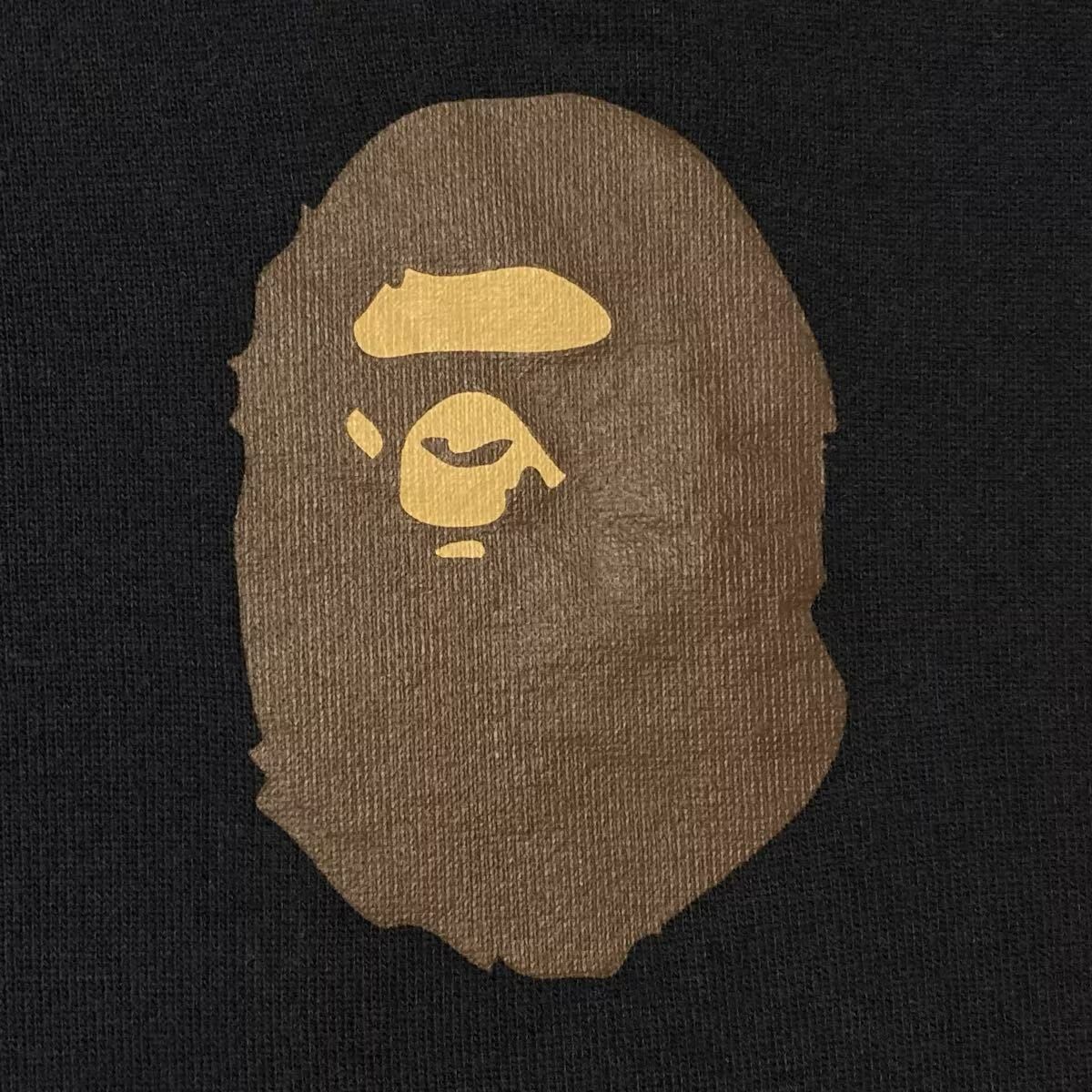 BAPE HEAD LOGO ジップ パーカー Lサイズ ネイビー a bathing ape zip