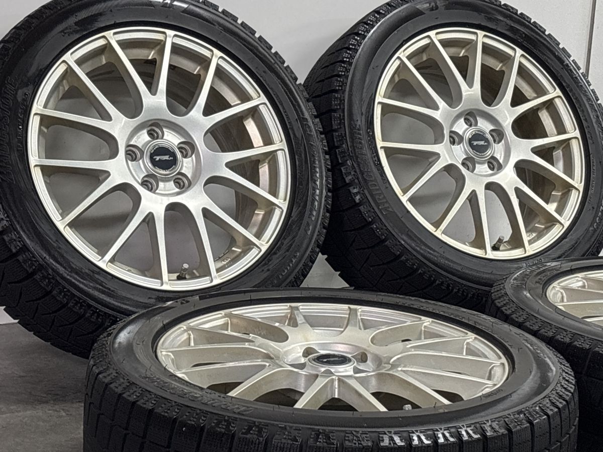バリ溝】TOPRUN 17in 7J +53 PCD100 ブリヂストン アイスパートナー 2 