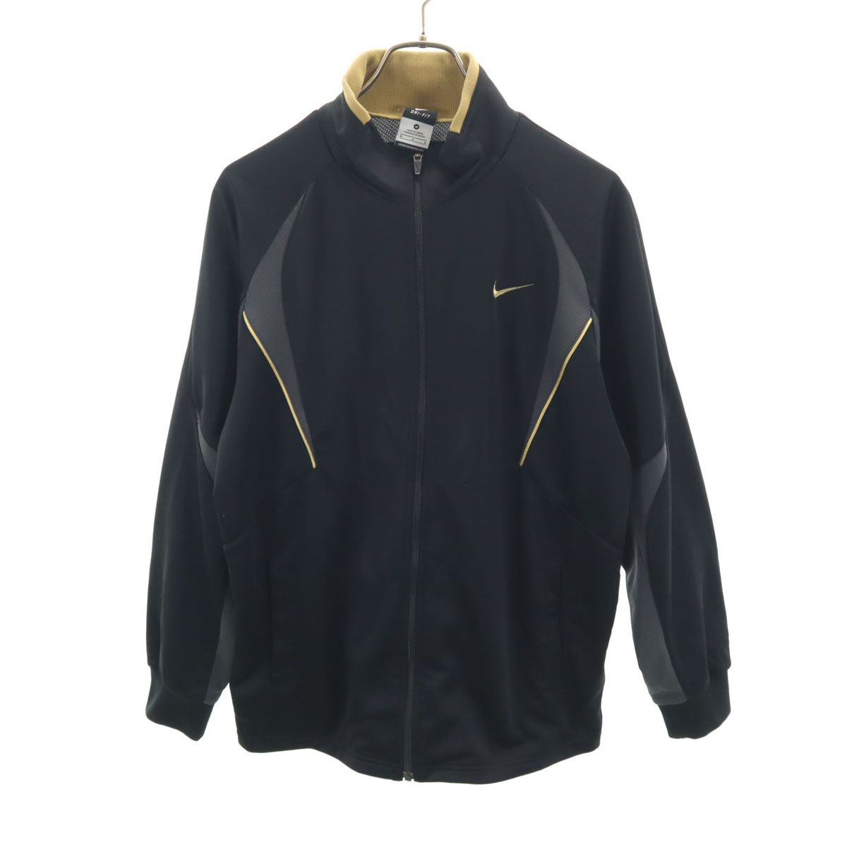 2025，本物保証 NIKE ナイキ トラックジャケット M ブラック ジャージ