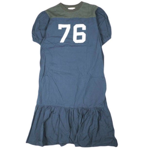 GO TO HOLLYWOOD x B:MING by BEAMS ゴートゥーハリウッド ビーミング バイ ビームス 24SS 別注 ナンバリングワンピース 1242990 M NAVY 半袖 ロング マキシ トップス【中古】【GO TO HOLLYWOOD × B:MING by BEAMS】 GO TO HOLLYWOOD x B:MING by BEAMS ゴートゥーハリウッド ビーミング