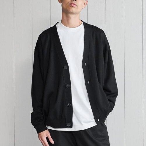 H BEAUTY&YOUTH エイチ ビューティーアンドユース SOLID WOOL V NECK