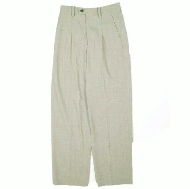 YLEVE イレーヴ 日本製 HIGH TWIST SUMMER WOOL OXFORD TROUSER サマー