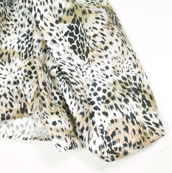 Sea New York シー ニューヨーク 21SS LEOPARD DRESS レオパードフリルロングワンピース SS21-38 M Beige マキシ ドレス トップス【中古】【Sea New York】 Sea New York シー ニューヨーク 21SS LEOPARD DRESS レオパードフリル