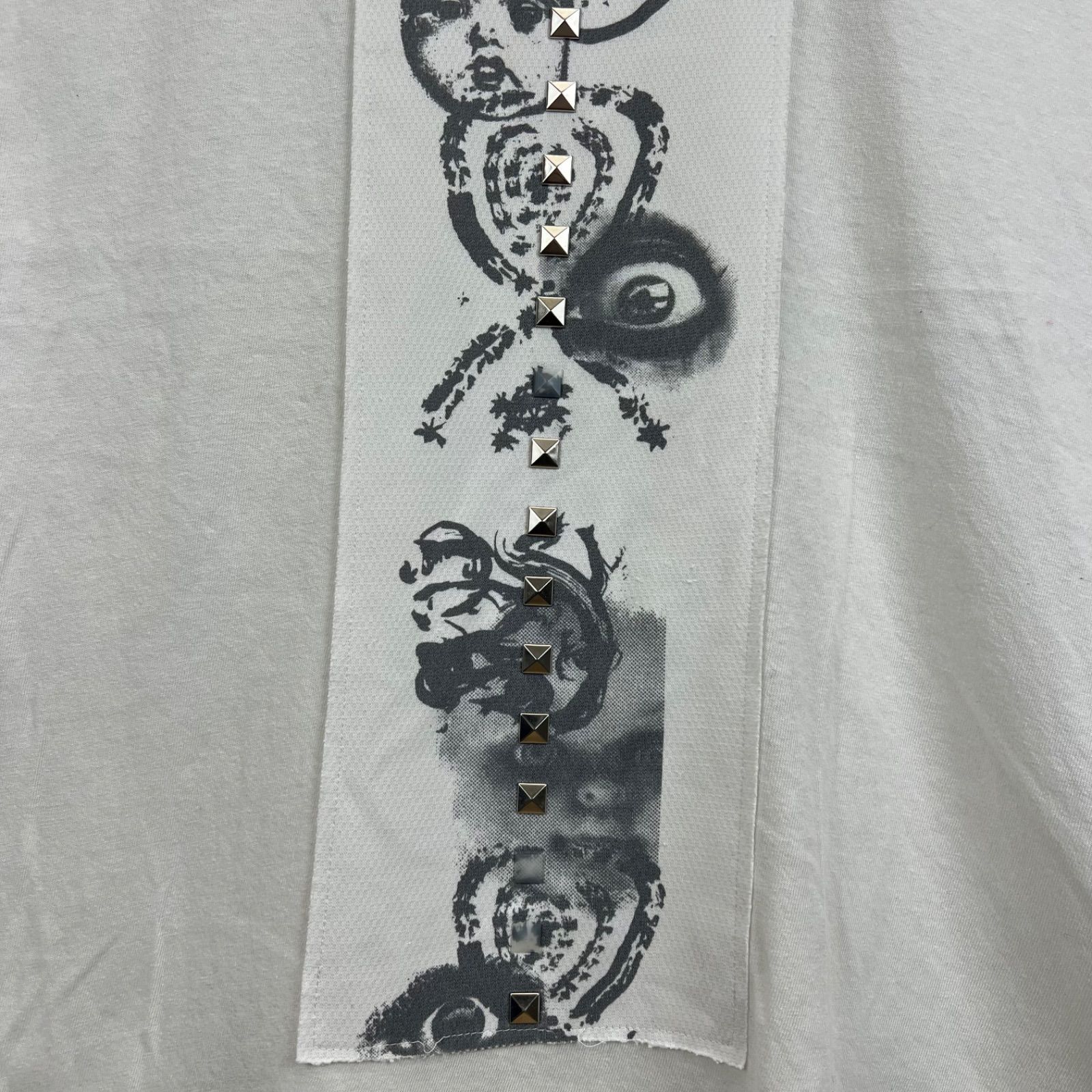 COMME des GARCONS HOMME PLUS CDG AD2012 archive STUDS graphic Tee 