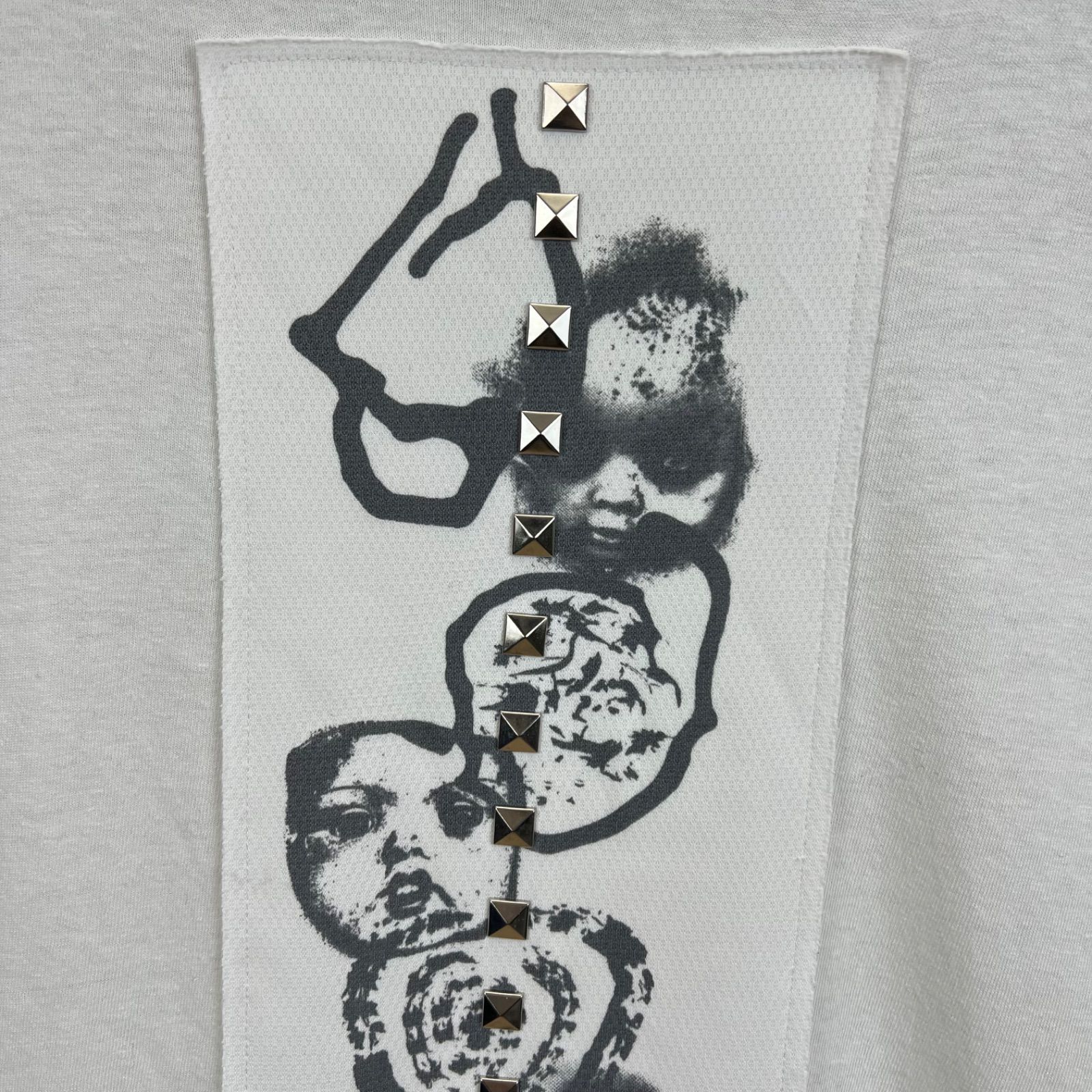 COMME des GARCONS HOMME PLUS CDG AD2012 archive STUDS graphic Tee 