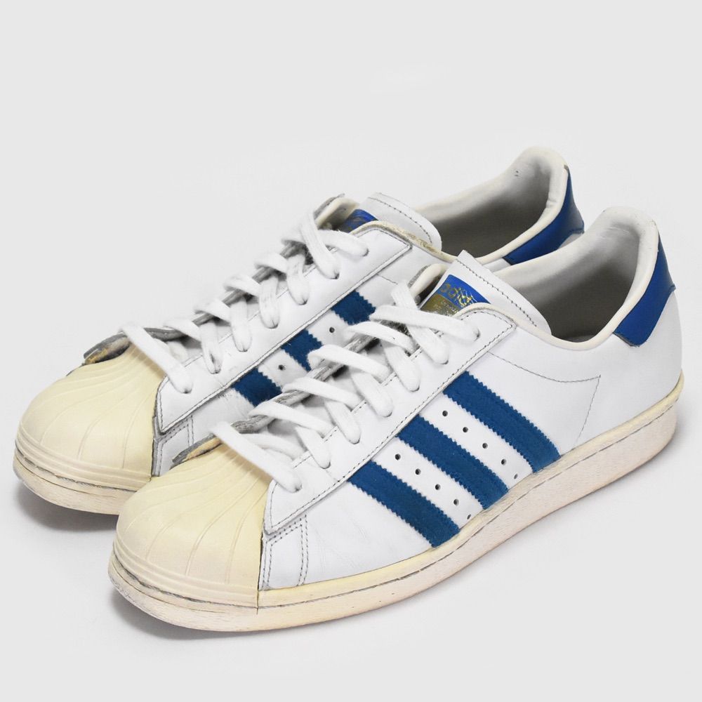 adidas スーパースター 80's ホワイト/ブルー adidas SUPER STAR 80S アディダス オリジナルス スーパースター 80'S