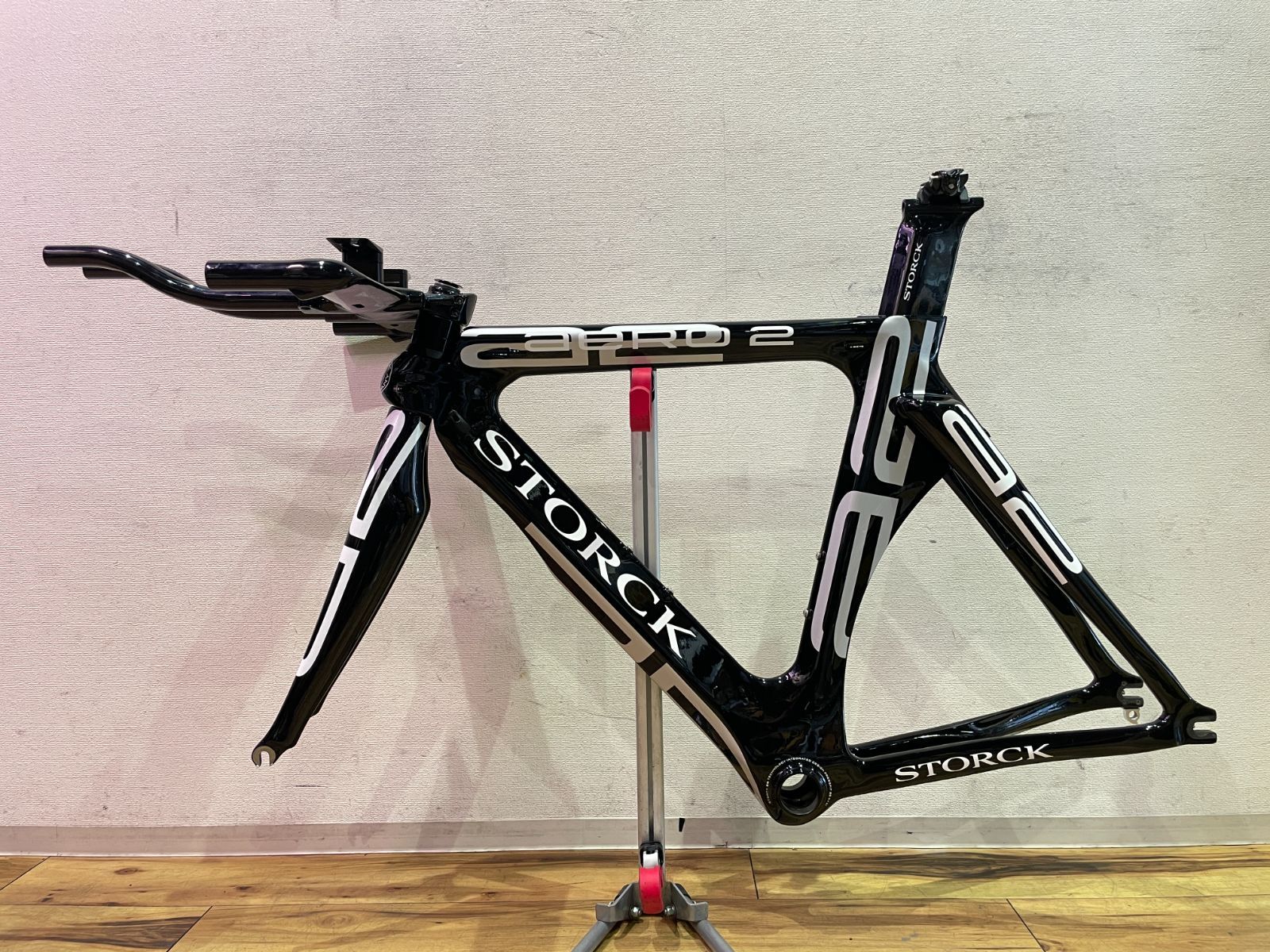 S1518 ■USED■STORCK ストーク Aero2 Comp G2 エアロ2コンプ 2018年前後 47 フルカーボン トライアスロン TTバイク フレーム