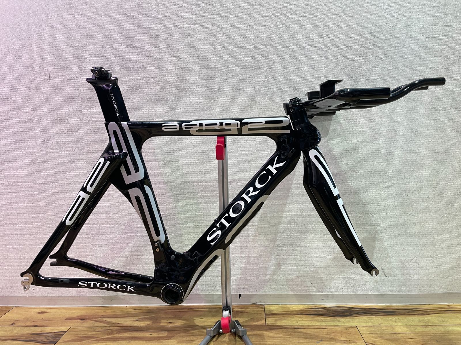 S1518 ■USED■STORCK ストーク Aero2 Comp G2 エアロ2コンプ 2018年前後 47 フルカーボン トライアスロン TTバイク フレーム の商品写真