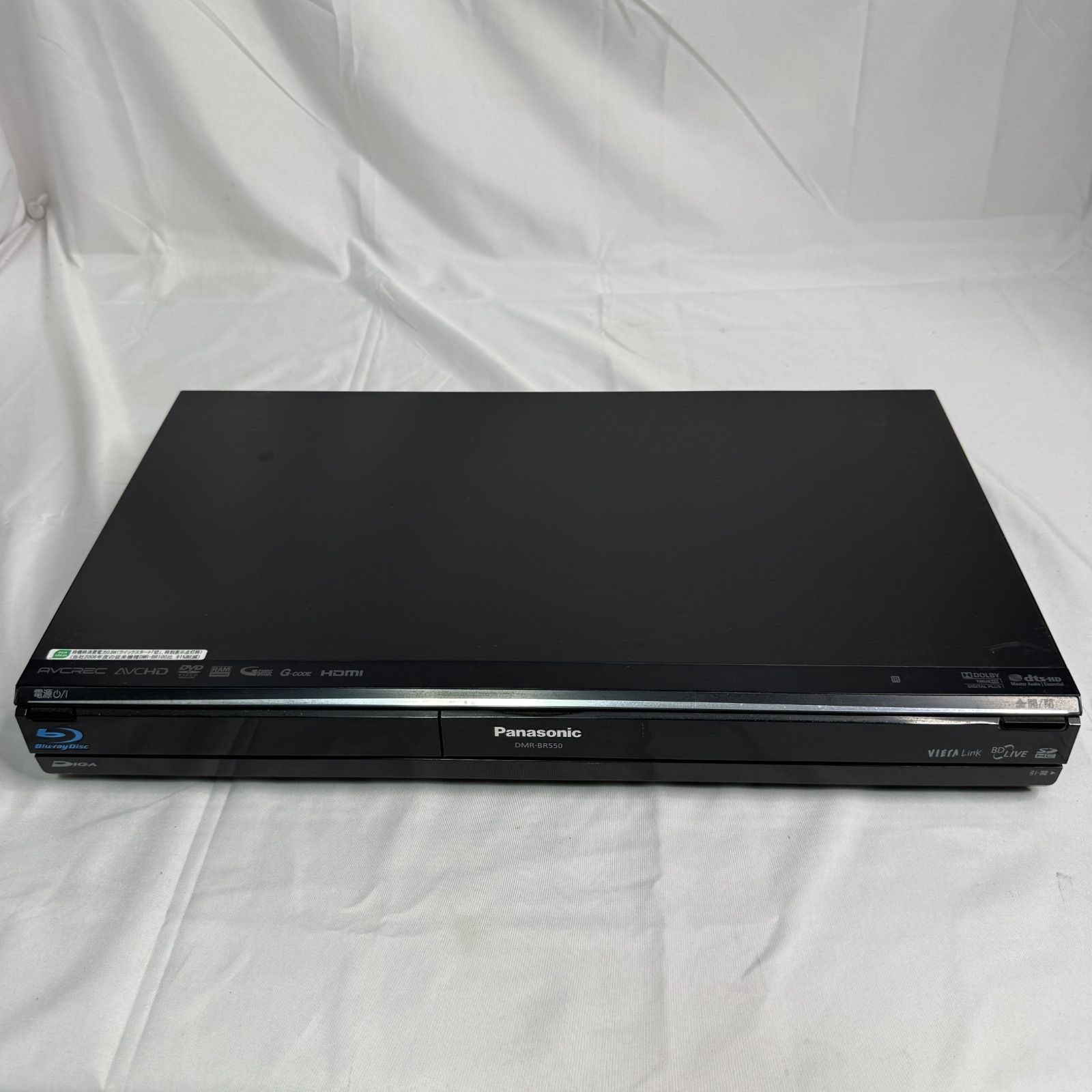 【レガストック川崎本店】【動作確認済み】Panasonic パナソニック ブルーレイレコーダー DMR-BR550 HDD250GB 2009年製 DMR-BRW550 概要 - ブルーレイディスクレコーダー | ブルーレイ／DVD