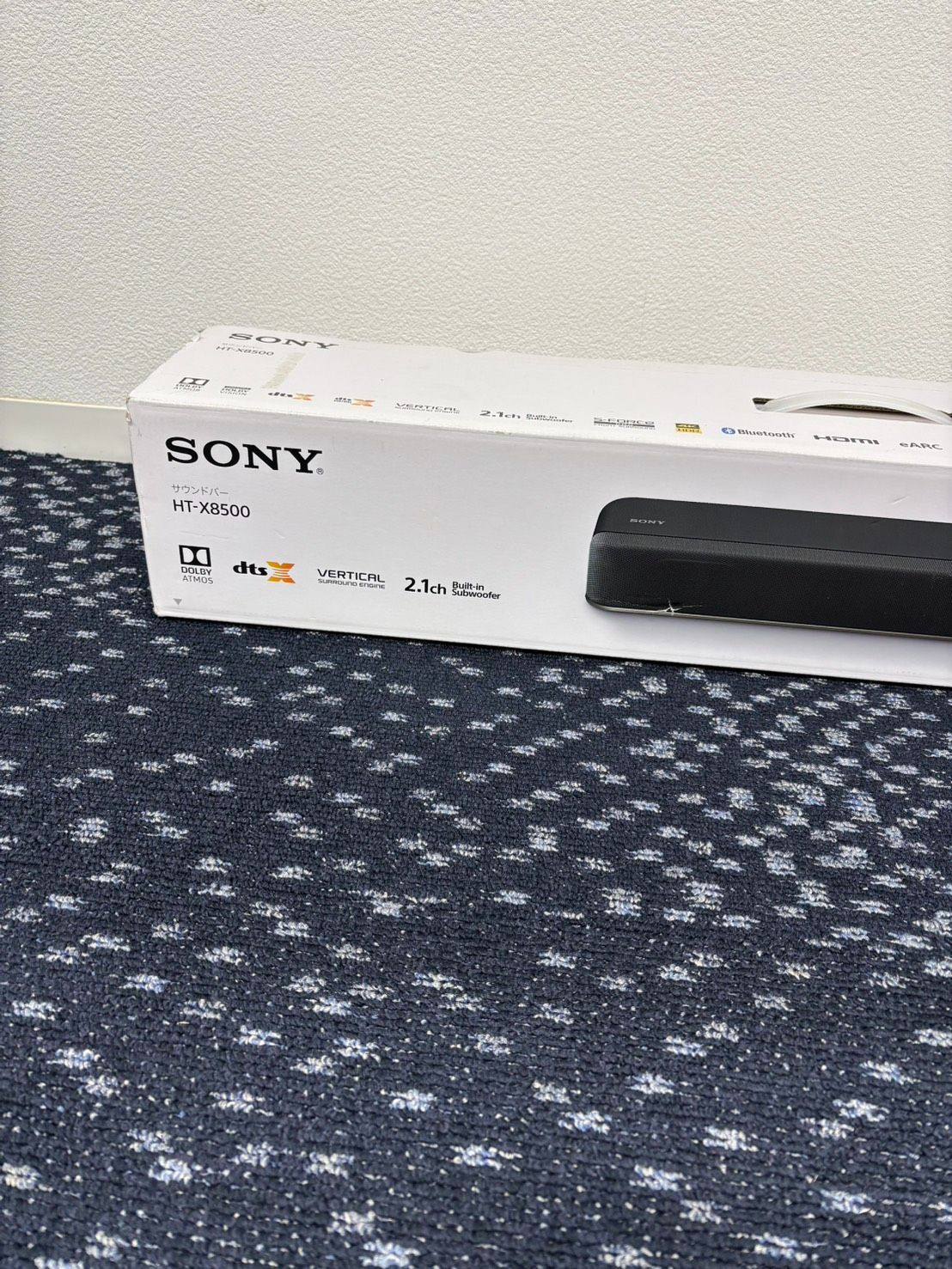 動作確認済 SONY HT-X8500 サウンドバー 2.1ch Dolby Atmos DTS