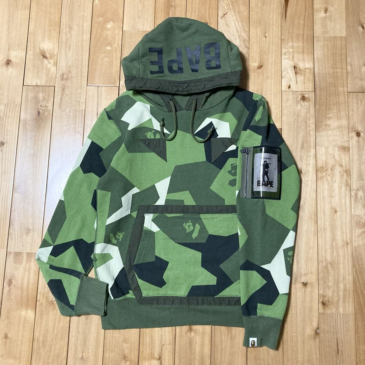 BAPE CAMO プルオーバー パーカー Sサイズ a bathing ape
