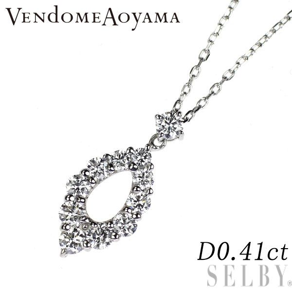ヴァンドーム青山 Pt950/ Pt850 ダイヤモンド ペンダント ヴァンドーム青山 Pt950/ Pt850 ダイヤモンド ペンダント