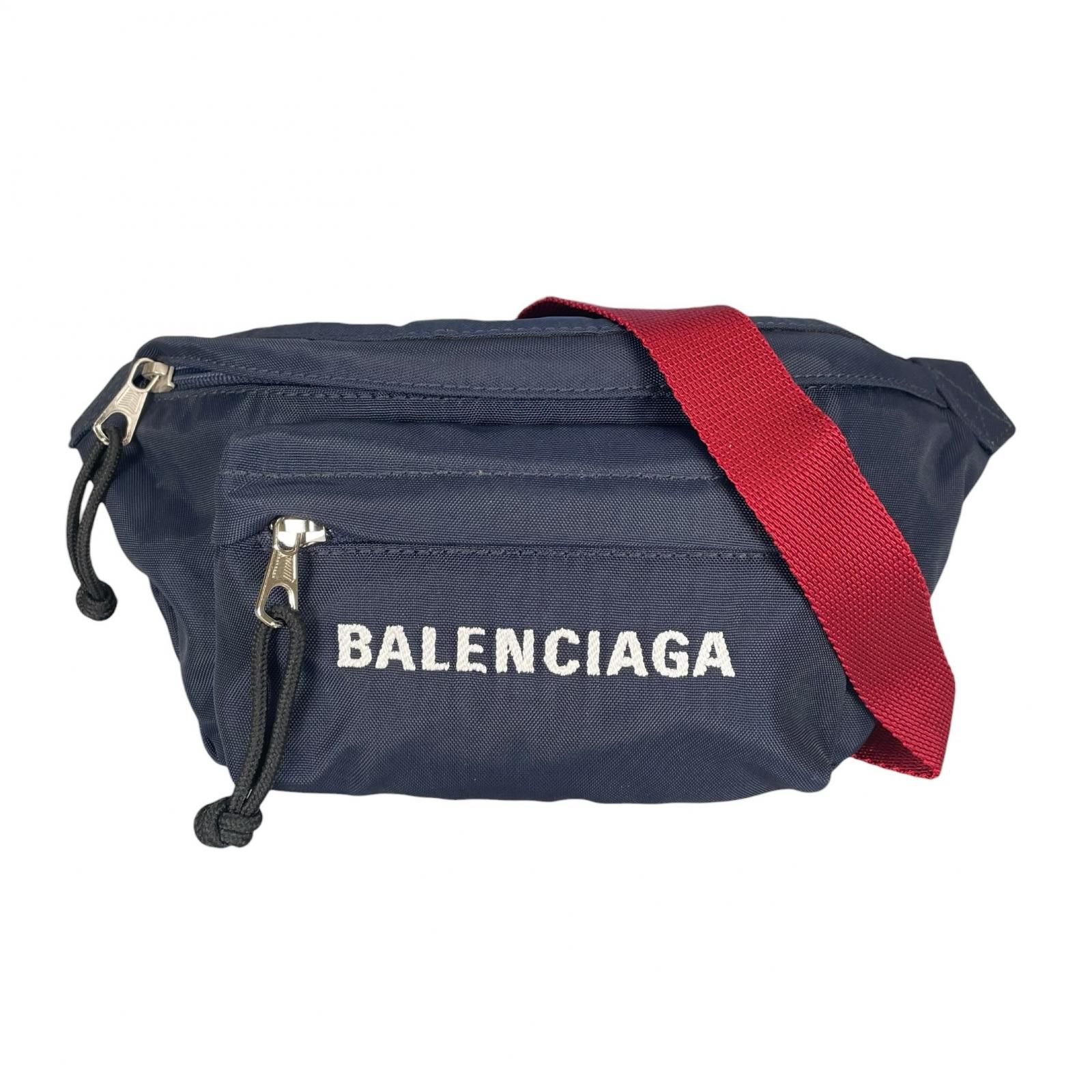 美品 BALENCIAGA バレンシアガ ウィール ベルトバッグ ボディバッグ 