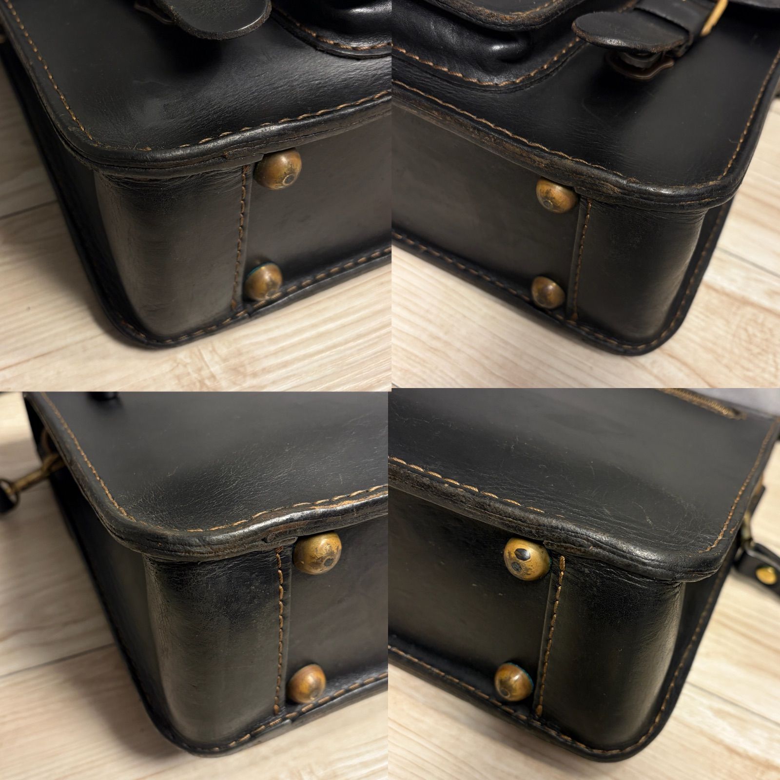 HERZ ヘルツ 2WAY ビジネスバッグ 本革 ブラック ショルダー付 J2-825 