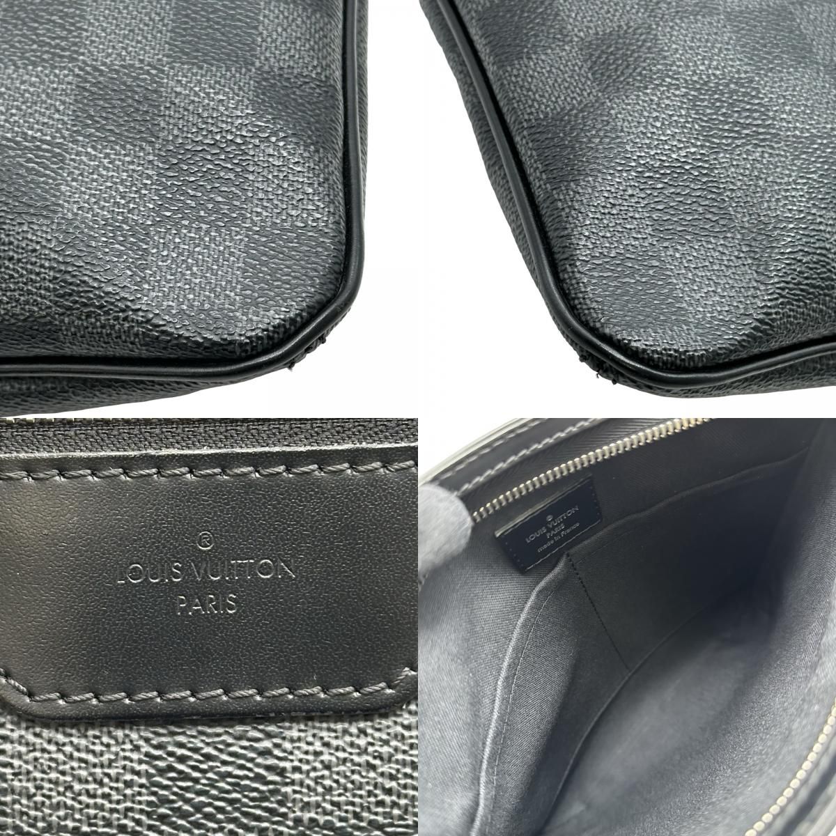 ルイ・ヴィトン LOUIS VUITTON トマス N58028 ブラック ダミエ・グラ 