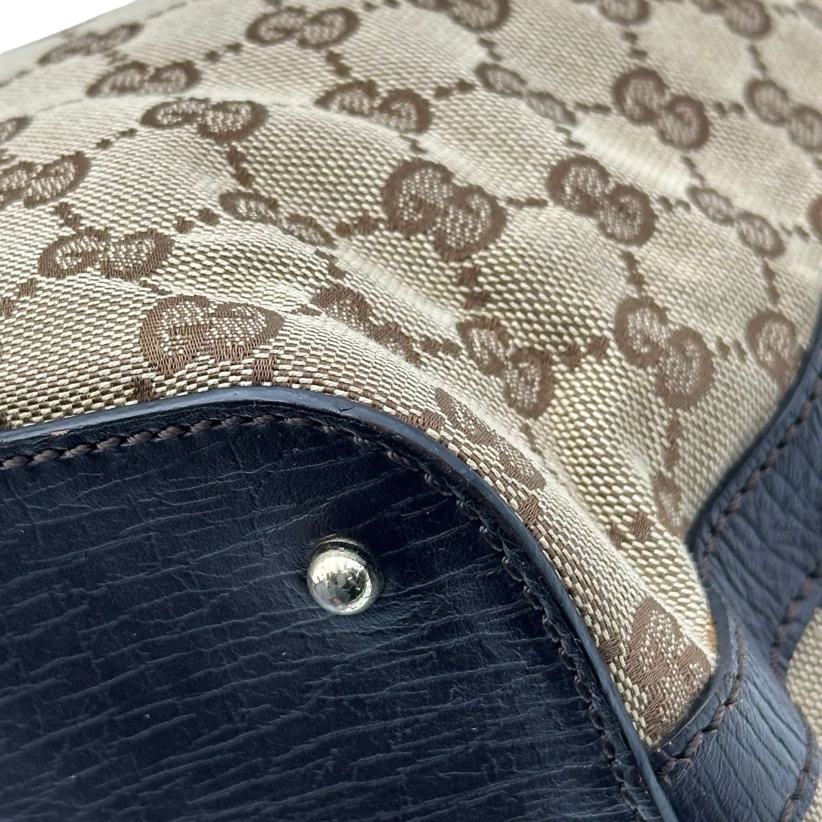 グッチ GUCCI GGキャンバス ホースビット トートバッグ 137385 グッチ GUCCI GGキャンバス ホースビット トートバッグ 137385