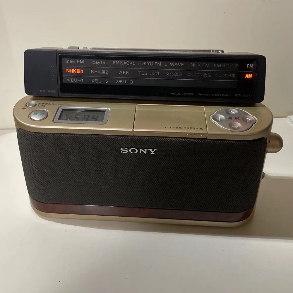 新品 SONY FM/AM PLLシンセサイザー携帯ラジオ ICF-R354M 送料込
