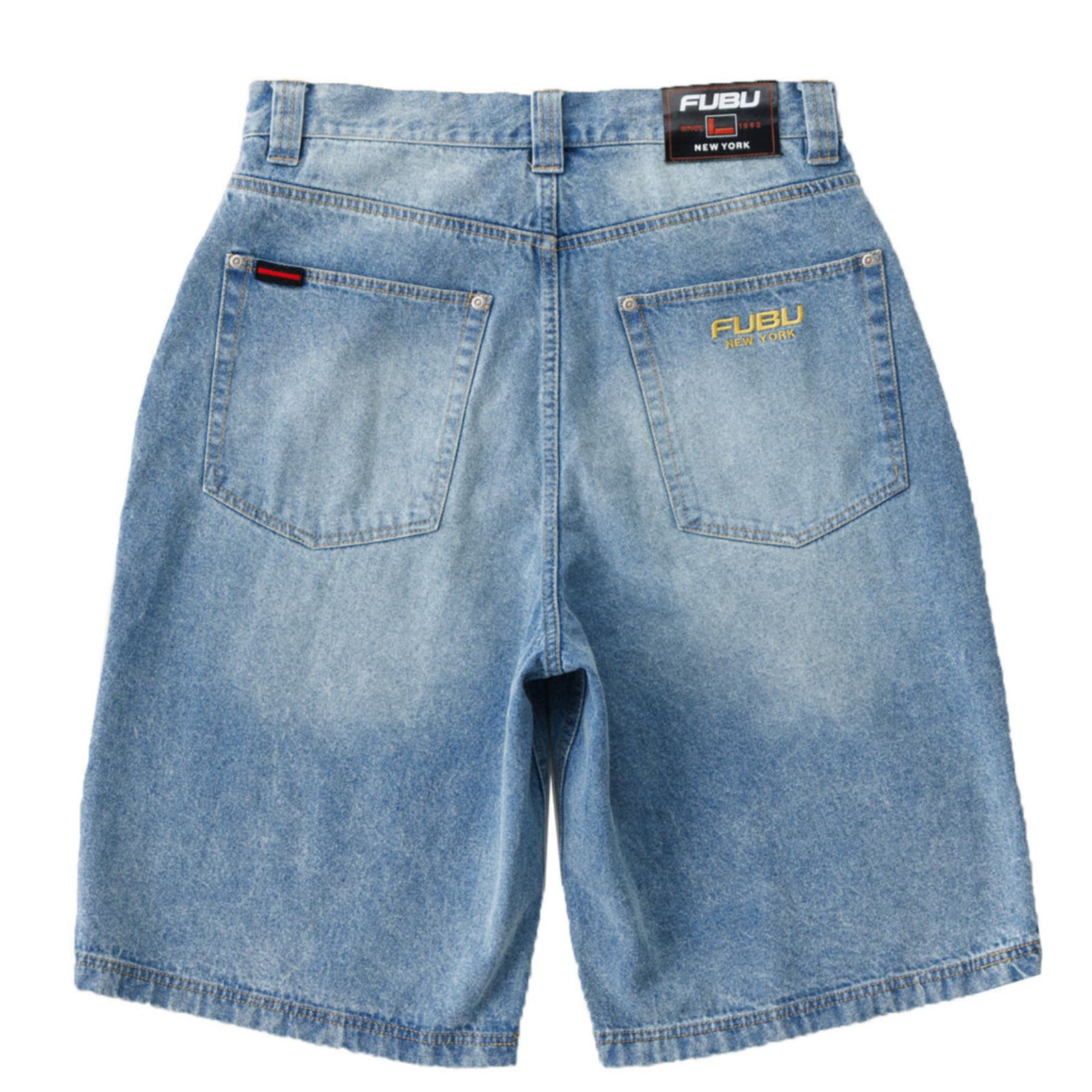 新作】【FUBU/フブ・デニムバギーショーツ(ライトブルー 新作】【FUBU/フブ・デニムバギーショーツ(ライトブルー