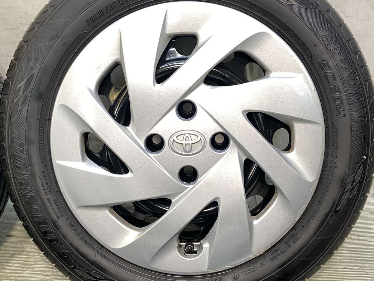 185/60R15 ダンロップ エナセーブ EC204 トヨタ純正 G4 15x5.5 100-4穴 