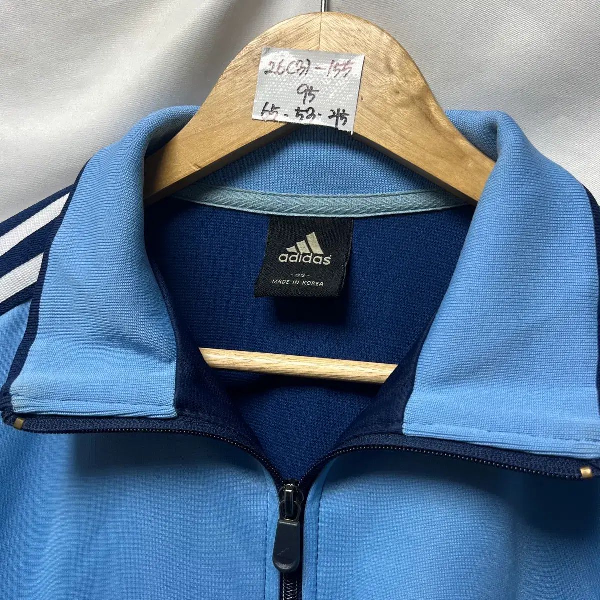 95 アディダス ネイビー 3本線 トラックジャージ アディダス adidas 