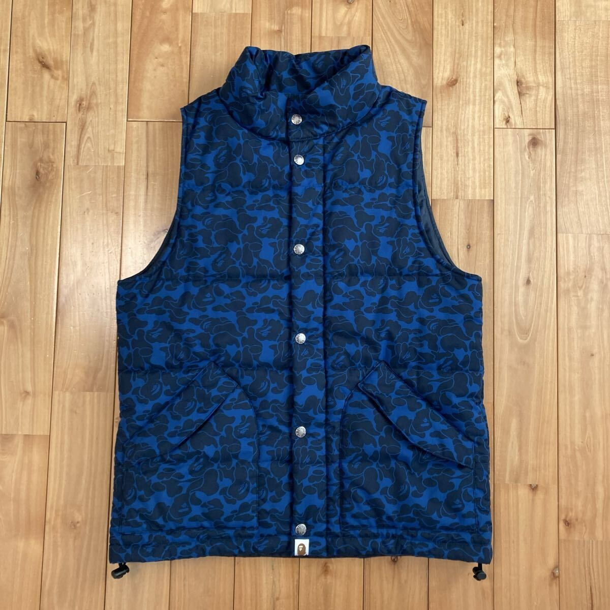Solid Camo 中綿 ベスト Mサイズ a bathing ape BAPE CAMO Butting 