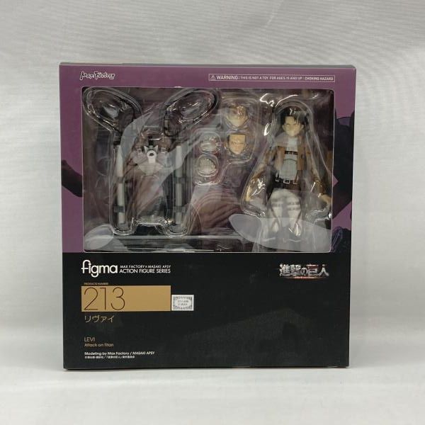 進撃の巨人　figma リヴァイ　フィギュア　未開封 中古】マックスファクトリー figma リヴァイ 開封品 進撃の巨人[97