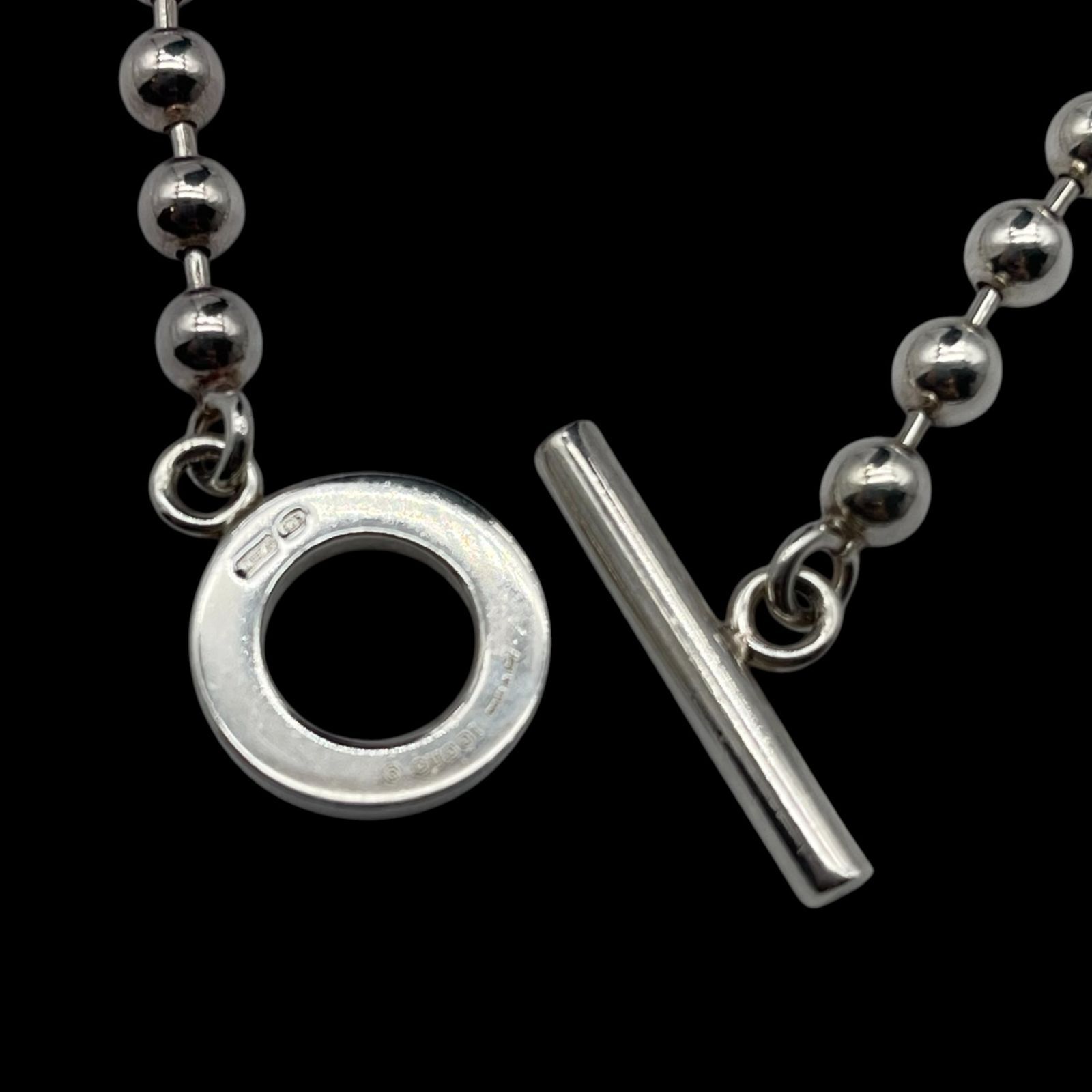 GUCCI グッチ ボールチェーンネックレス シルバー925 ジュエリー